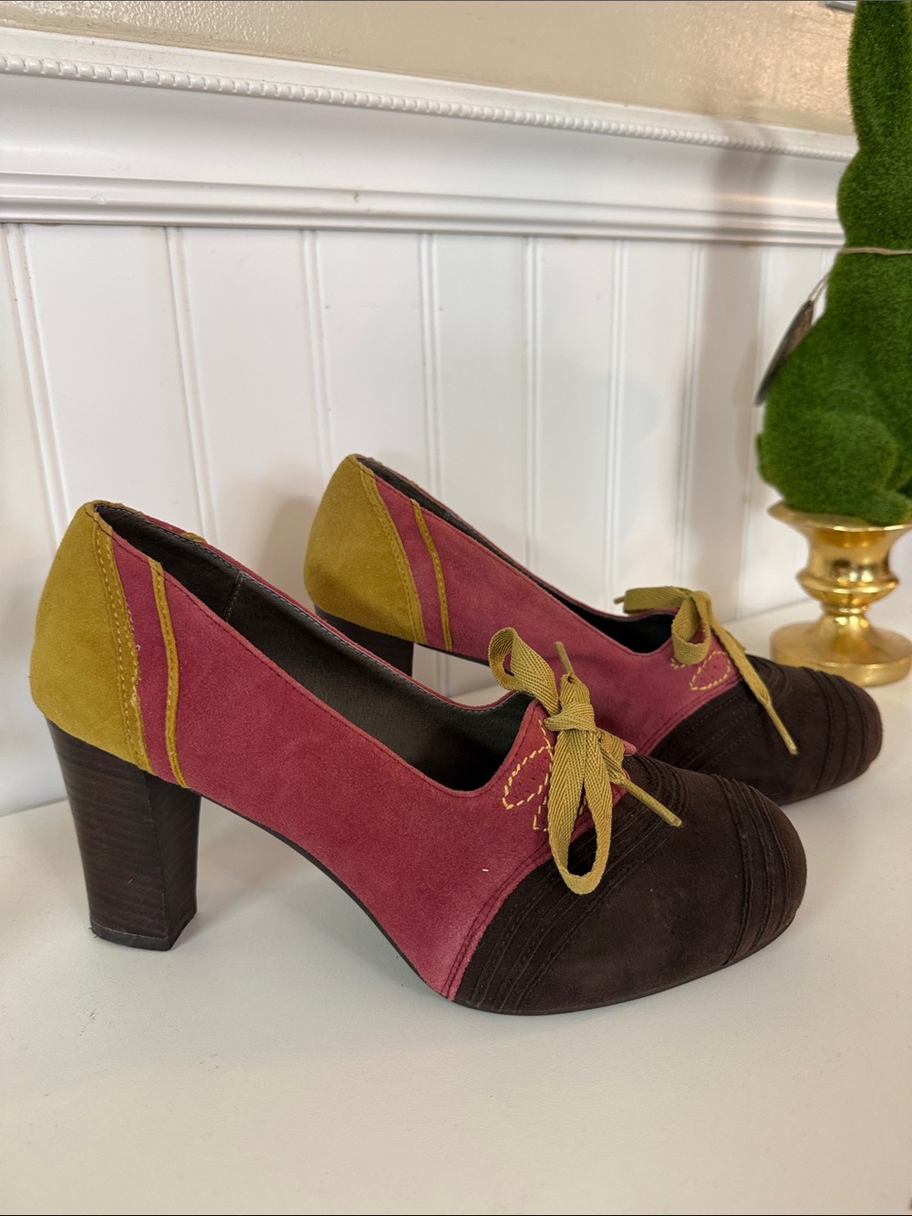 Anthropologie Pilcro Letterpress Nolana Oxford pumps size 8.5 M